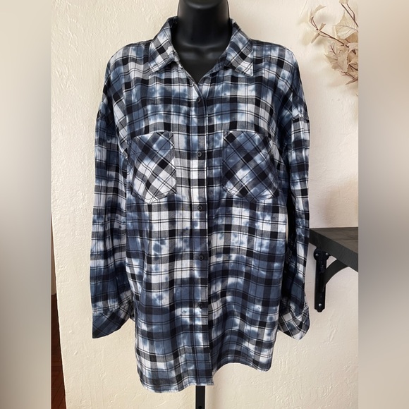 A.N.A‎ Long Sleeve Button Down Top - Picture 1 of 7